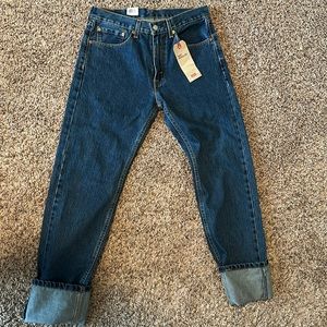 32x34 Levi’s dark wash 505 jeans